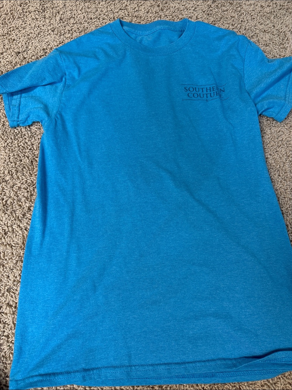 Southern Couture Women's Bright Blue Crewneck Tee